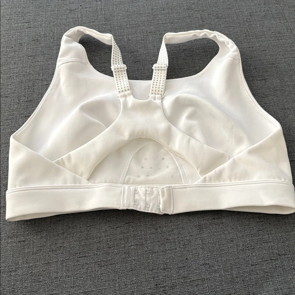 Fabletics White High Impact Sports Bra Size Medium - Picture 2 of 4